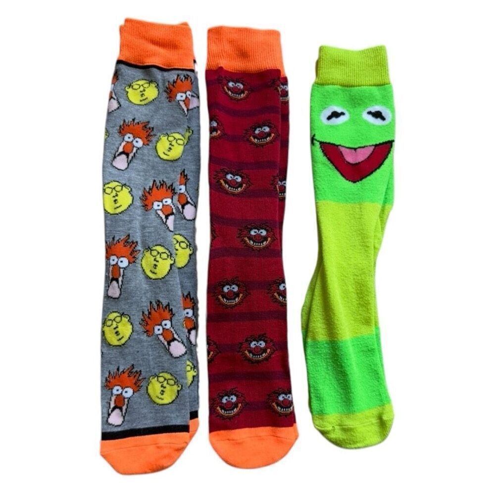 Mens The Muppets Novelty Throwback Dress Socks - Most Never Worn